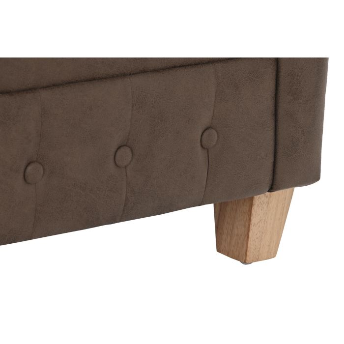 DKD Home Decor Sillón Vintage Marron Natural 80 x 70 x 80 cm 3