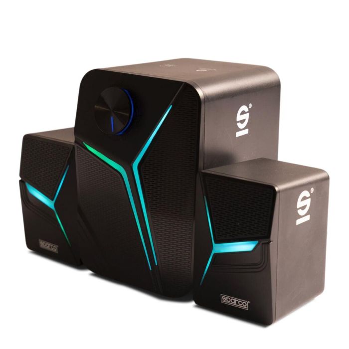 Altavoces PC Sparco SPSPEAKERSPRO Negro 8