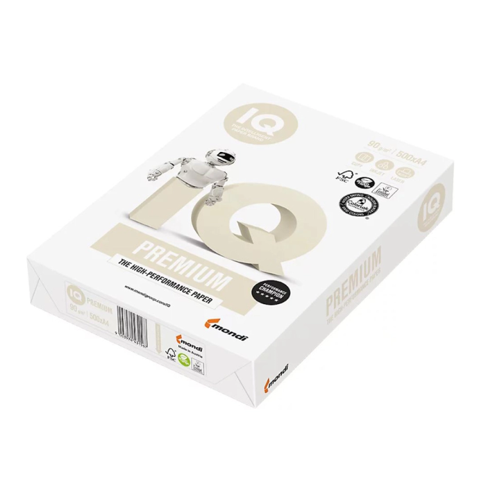 Iq premium Papel Din A4 90 Gramos Paquete de 500 Hojas Blanco Multifuncion 2