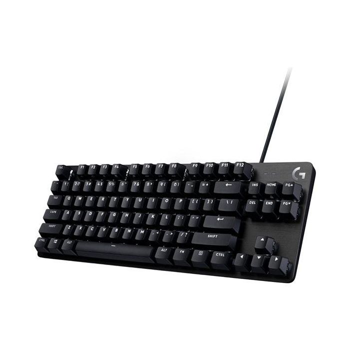 Logitech Teclado Gaming G G413 TKL SE Mecánico Táctil Aluminio Retroiluminación Blanca Formato Compacto PBT Plug & Play USB 2.0 3