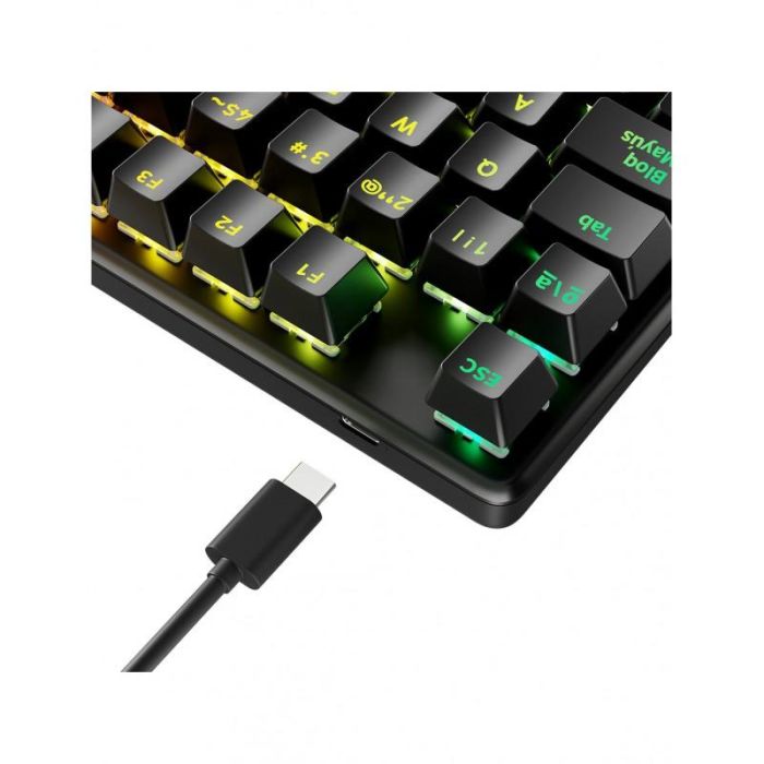 Newskill Teclado Gaming Serike TKL V2 Mecánico TKL RGB Switches Rojos Intercambiables Formato Español 4