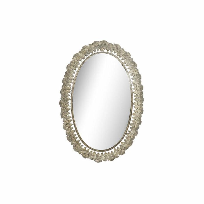 Espejo de pared DKD Home Decor Champán Hoja de planta 69 x 3,5 x 98,5 cm Espejo de pared DKD Home Decor Champán Hoja de planta 69 x 3,5 x 98,5 cm