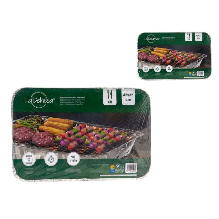 Barbacoa Desechable 42Cm La Dehesa (12 Unidades) 2 Barbacoa Desechable 42Cm La Dehesa (12 Unidades) 2