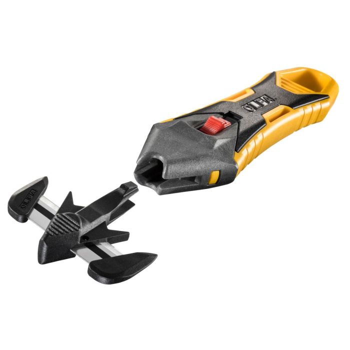 Cúter Olfa Amarillo Negro Metal Acero Inoxidable Plástico De seguridad 4 Cúter Olfa Amarillo Negro Metal Acero Inoxidable Plástico De seguridad 4