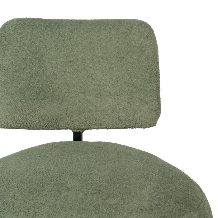 Sillón Verde Tejido Salón 67 X 73 X 67 cm