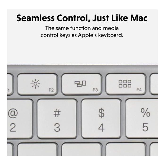 Hyper HyperSpace Next Teclado Inalámbrico Bluetooth Nordic con Retroiluminación y Carga USB-C 2