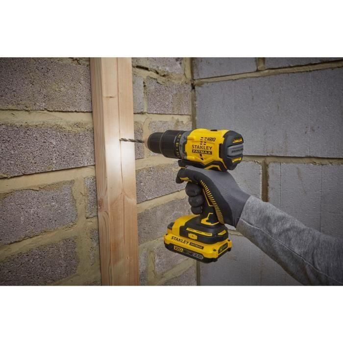 Stanley Fatmax SFMCD715D2K-QW Taladro Atornillador de Impacto sin Escobillas 18V 60Nm con 2 Baterías Litio 2Ah V20 3 Stanley Fatmax SFMCD715D2K-QW Taladro Atornillador de Impacto sin Escobillas 18V 60Nm con 2 Baterías Litio 2Ah V20 3