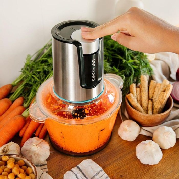 Picadora Cecotec ChopBeat 2000 500 W Transparente Vidrio Acero Inoxidable Plástico 500 g 1