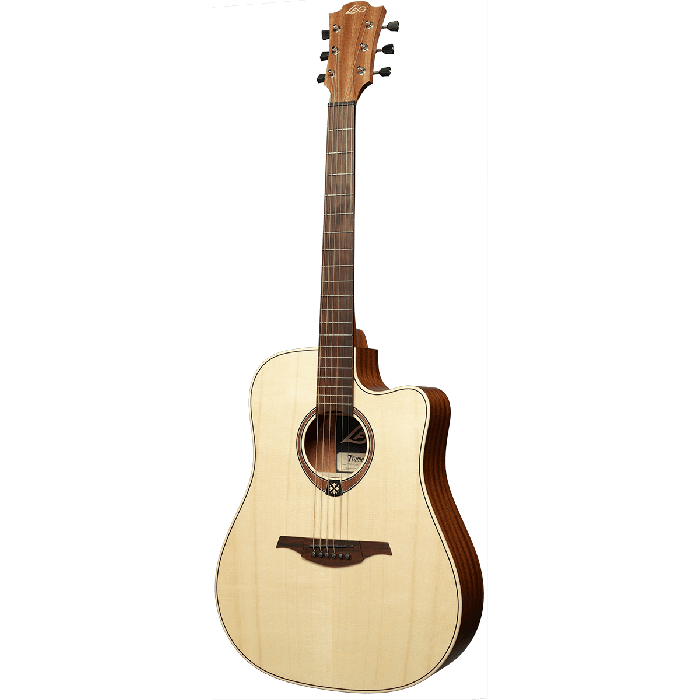 Guitarra Acústica Lâg Dreadnought Cutaway Tramontane 70 A/C - Natural 1 Guitarra Acústica Lâg Dreadnought Cutaway Tramontane 70 A/C - Natural 1