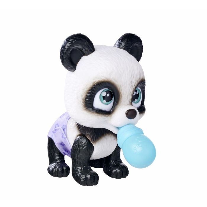 Smoby - Pamper Petz - Panda en adopción - 4 accesorios - Articulado - Madera y pipí - Certificado de adopción - A partir de 3 años 9