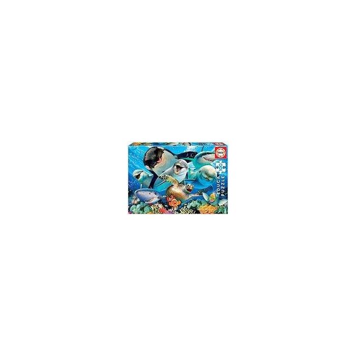 Puzzle 100 piezas selfie bajo el agua 4 Puzzle 100 piezas selfie bajo el agua 4