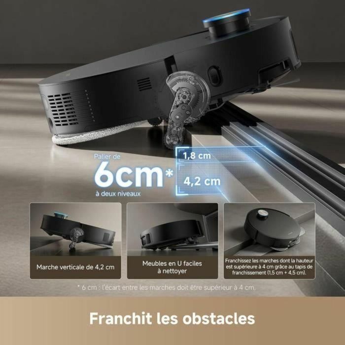 Dreame DRE1737988502731 Robot Aspirador Ultracompleto con Base, Prevención de Obstáculos IA, Navegación 360°, 20.000 Pa 2 Dreame DRE1737988502731 Robot Aspirador Ultracompleto con Base, Prevención de Obstáculos IA, Navegación 360°, 20.000 Pa 2