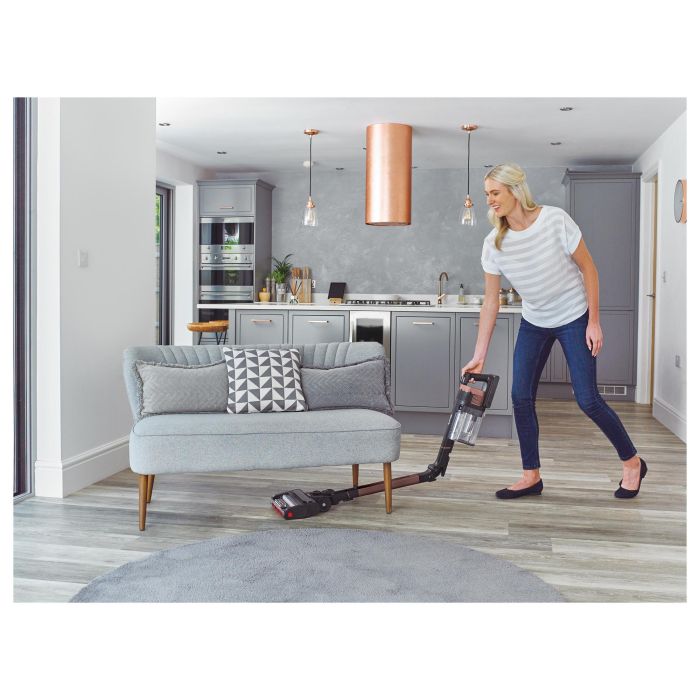 Shark Aspiradora escoba inalámbrica Stratos IZ400EU - Tecnología DuoClean + PowerFins Plus - Iluminación LED