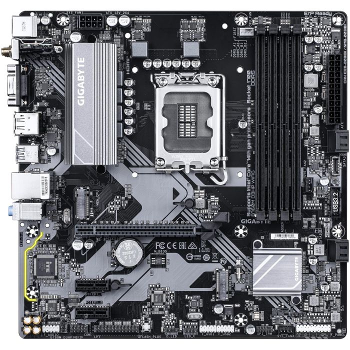 Gigabyte GA-B760M D3HP Placa Base Socket 1700 DDR5 WiFi 6 1