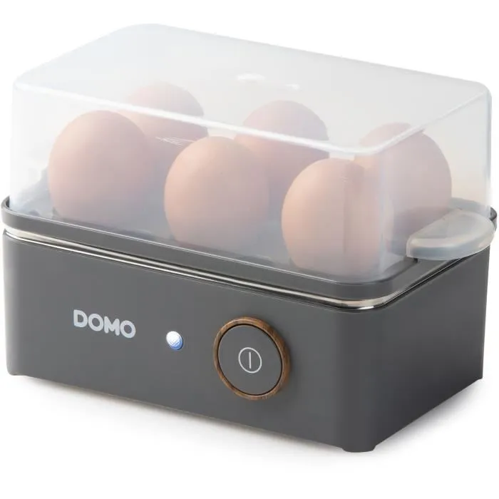 Domo DO9283EK Cocedor de Huevos, 400 W, 6 Huevos, Gris 0 Domo DO9283EK Cocedor de Huevos, 400 W, 6 Huevos, Gris 0