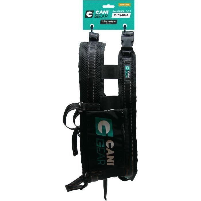 Cani C Gear AUC3760402170387 Arnés OLYMPIA Ergonómico Reduce Tensión Lumbar Negro