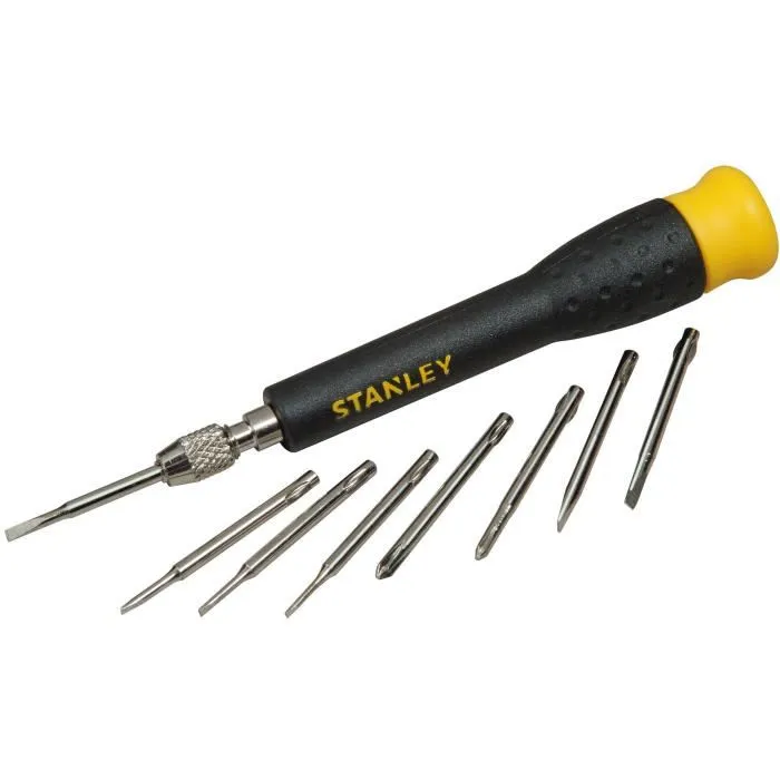 Stanley STHT0-62633 Juego de 16 Microdestornilladores Multipunta Ranurado Phillips Hexagonal Torx 1