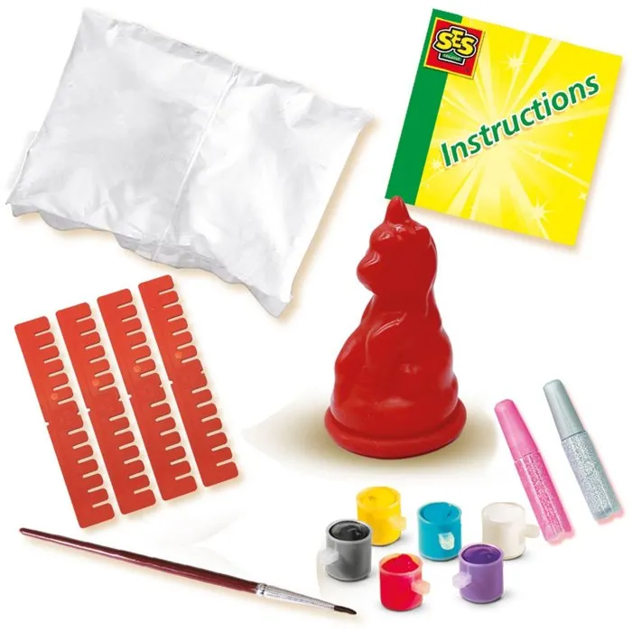 Ses Creative Moldura y Pintura Unicornio Fácil de Rellenar con Yeso y Agua 1