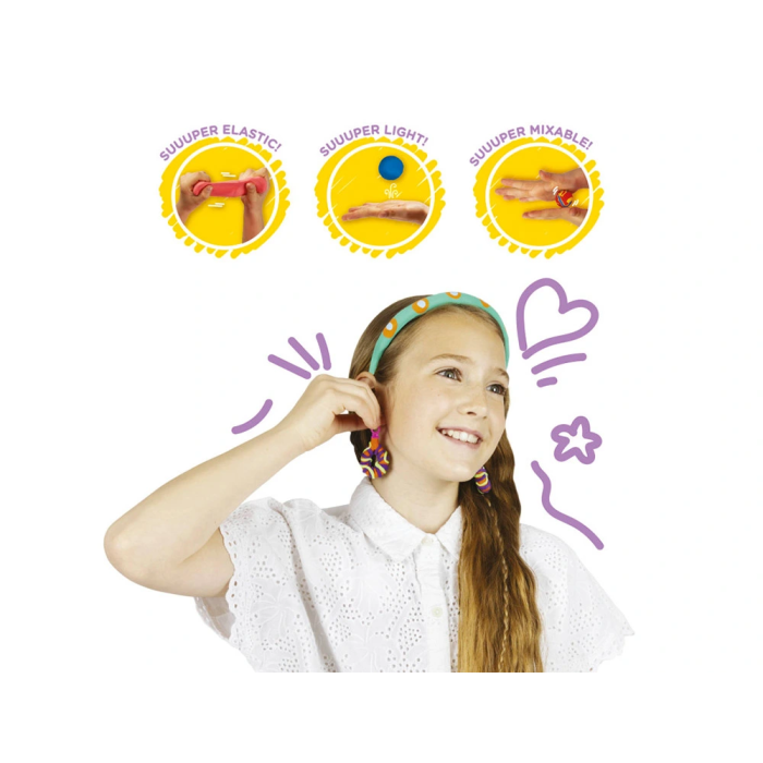 Carioca Pasta de modelar Modelight Bijoux Súper Ligera Pendientes y Turbantes 2x30gr 3