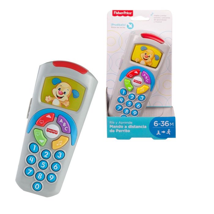 Fisher-Price Mando A Distancia Perrito DLD35 Juguete Interactivo Aprendizaje Letras Números Colores +6 Meses 0 Fisher-Price Mando A Distancia Perrito DLD35 Juguete Interactivo Aprendizaje Letras Números Colores +6 Meses 0