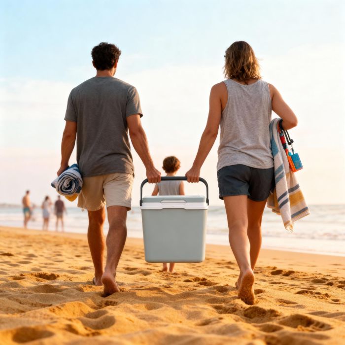 Inde Nevera Aquapro 25 Litros 25L, Surtido de 2 Colores, Dimensiones 28 x 37.2 x 35.5 cm (2 Unidades)