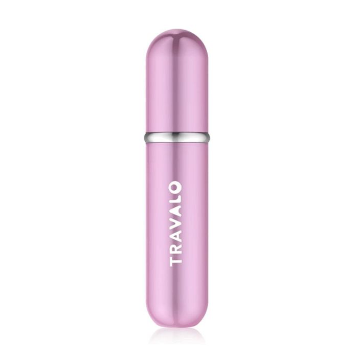 Travalo Classic HD #Pink Atomizador Spray Recargable de Perfume Unisex para Viaje 5 ml, Botella Portátil sin Vidrio con Sistema U-Change 3