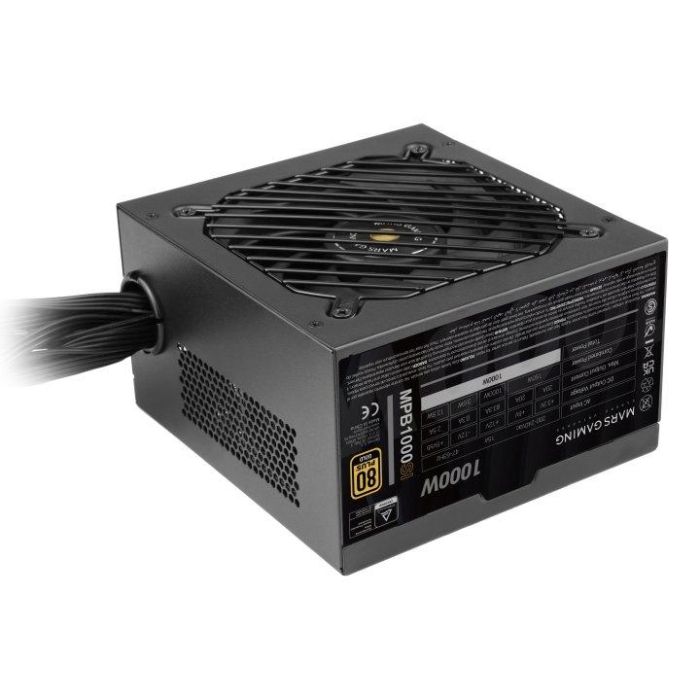 Mars Gaming MPB1000SI Fuente de Alimentación 1000W 80 Plus Gold Ventilador 12cm 2