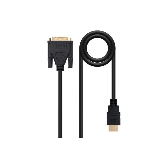 Cable HDMI a DVI NANOCABLE 10.15.0503 3 m Negro 1 Cable HDMI a DVI NANOCABLE 10.15.0503 3 m Negro 1