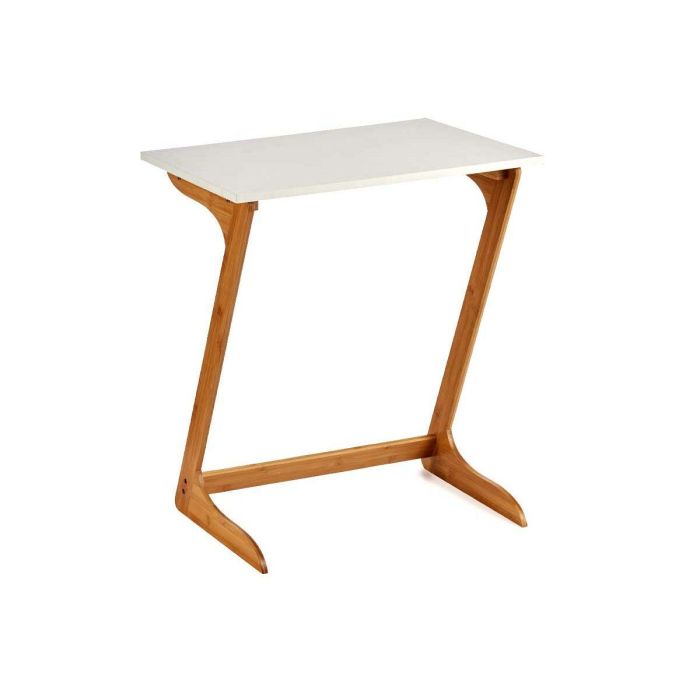 Mesa auxiliar Kinvara WD2021329426 Blanco Marrón Natural 40 x 68,5 x 60 cm 3 Mesa auxiliar Kinvara WD2021329426 Blanco Marrón Natural 40 x 68,5 x 60 cm 3