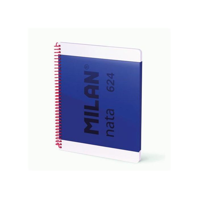 Bloc Milan Nata 624 Since 1918 Tapa Extra A4 80H Horizontal 95G Azul 3 unidades