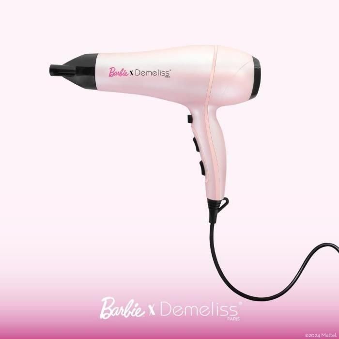 DEMELISS Ultra Barbie Edición Secador de Pelo 2200 W 1