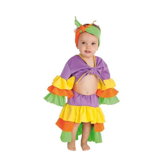 Disfraz bebe cubana varadero talla 0-12 meses Disfraz bebe cubana varadero talla 0-12 meses