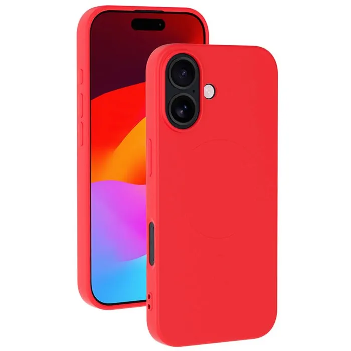 BBC Funda MagSafe AABRK08668 para iPhone 17 en Silicona Color Rojo