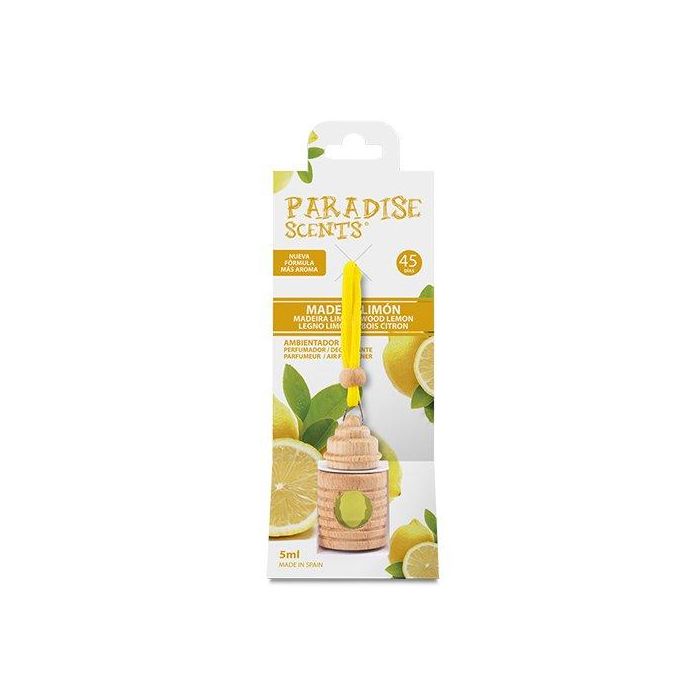 Paradise Perfumador Coche Madera Limón Colgante Cs6 PER80142 4