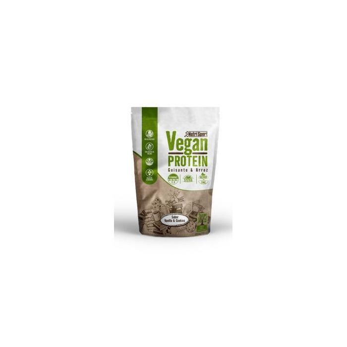 Vegan Protein Vainilla-Cookies Bolsa 480Gr. Vegan Protein Vainilla-Cookies Bolsa 480Gr.