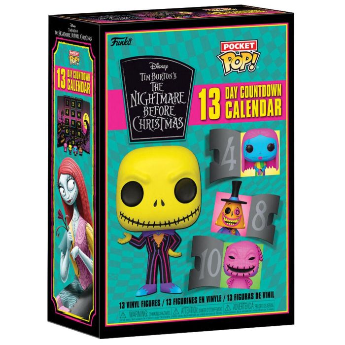 FUNKO Calendario Adviento 13-Day Pesadilla Antes de Navidad Nightmare Before Christmas con 13 pocket POP