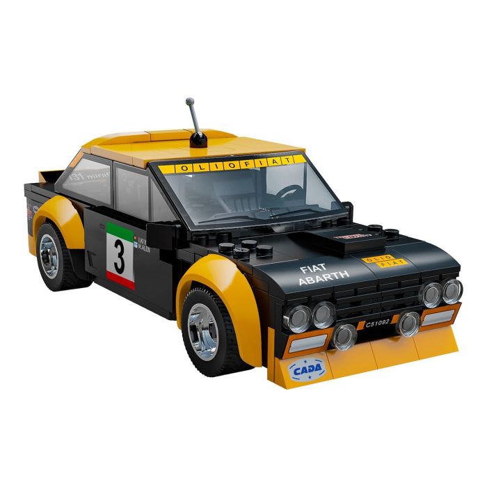 CADA Fiat Abarth 131 C51092W - Coche Teledirigido de 216 piezas, Control Remoto 2.4G/App, Max 3.8 Km/h 1
