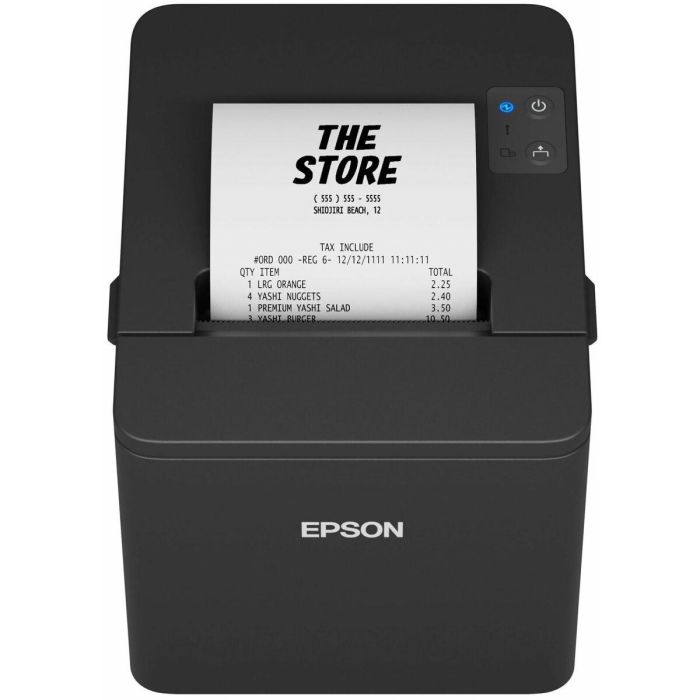 Epson TM-T20IV(102) Impresora Térmica de Recibos con USB, Serial y Ethernet, Color Negro