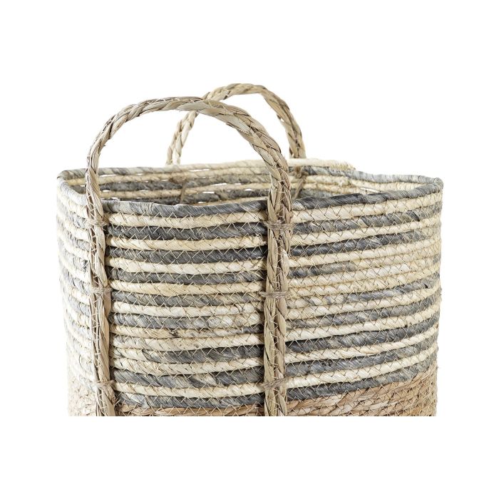 Cesta DKD Home Decor Gris 33 x 35 x 33 cm 1 Cesta DKD Home Decor Gris 33 x 35 x 33 cm 1