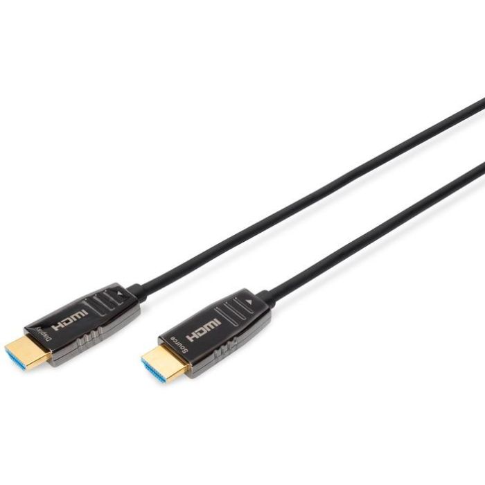 DIGITUS HDMI AOC Hybrid Glasfaserkabel UHD 8K 15m schwarz 1