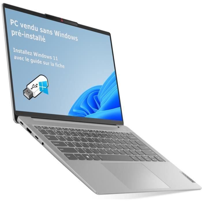 PC Portátil LENOVO IdeaPad Slim 5 14ABR8 - 14'' FHD IPS - AMD R7-7730U - 8 GB RAM - 512 GB SSD - Sin Windows - AZERTY 1 PC Portátil LENOVO IdeaPad Slim 5 14ABR8 - 14'' FHD IPS - AMD R7-7730U - 8 GB RAM - 512 GB SSD - Sin Windows - AZERTY 1