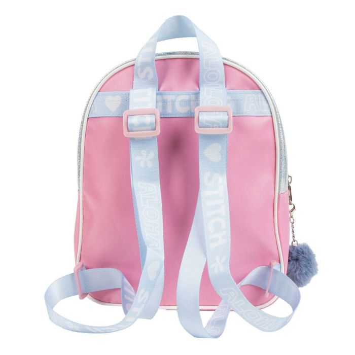 Mochila Infantil Stitch Rosa 20 x 23 x 8 cm 7