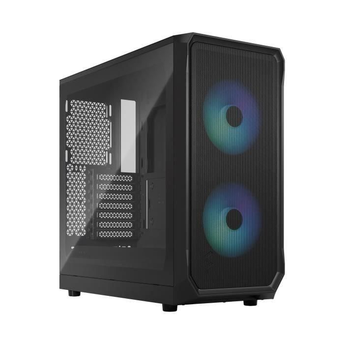 Focus de diseño fractal 2 RGB Black TG Clear PC Case