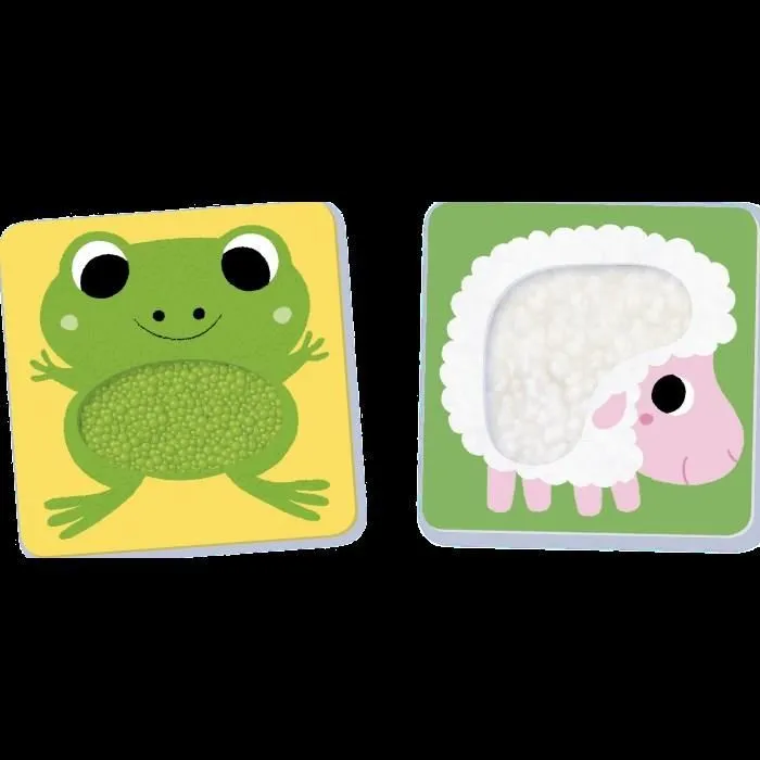 Nathan The Touch Farm Juego Táctil para Bebé a Partir de 12 Meses Descubre Animales Experiencias Multisensoriales Actividad Motora Memoria Asociación 3