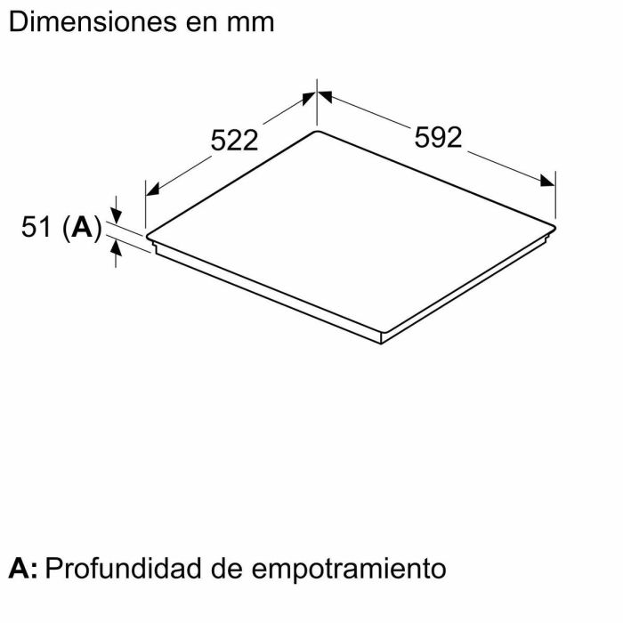 Placa de Inducción BOSCH PVJ631HC1E 59,2 cm 7400 W 2