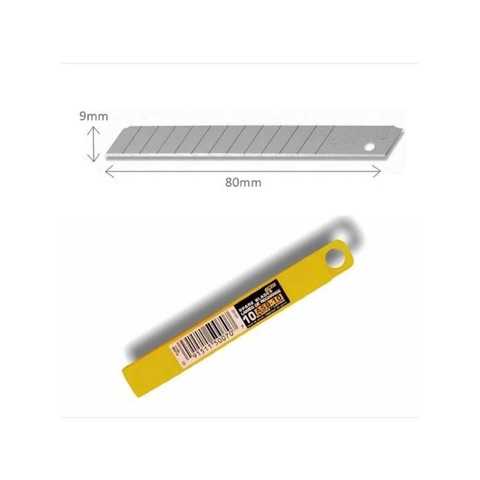 Olfa Repuesto Cutter 9 mm - Cuchilla Fracturable 10 Cuchillas Olfa Repuesto Cutter 9 mm - Cuchilla Fracturable 10 Cuchillas