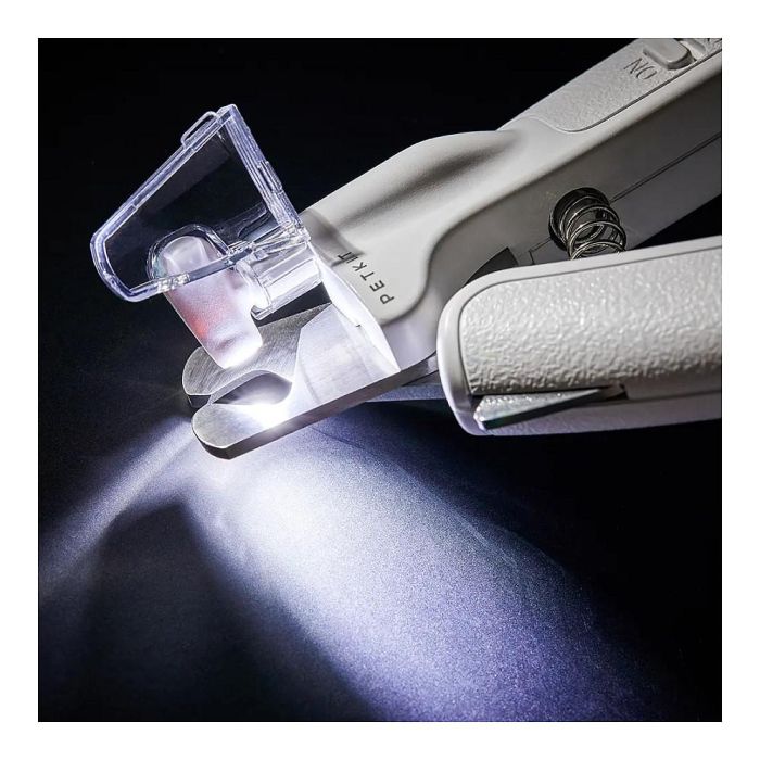 Petkit PK-N1 Cortauñas de Seguridad con Lámpara LED para Gatos y Perros - Cortauñas Guillotina, Cuchilla Acero Inoxidable 6