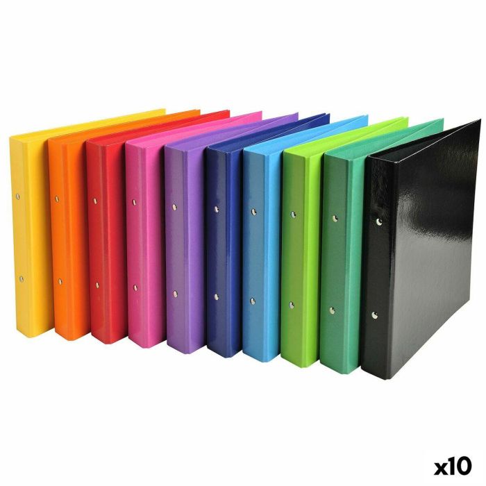 Carpeta de anillas Exacompta Multicolor A5 (10 Unidades) Carpeta de anillas Exacompta Multicolor A5 (10 Unidades)