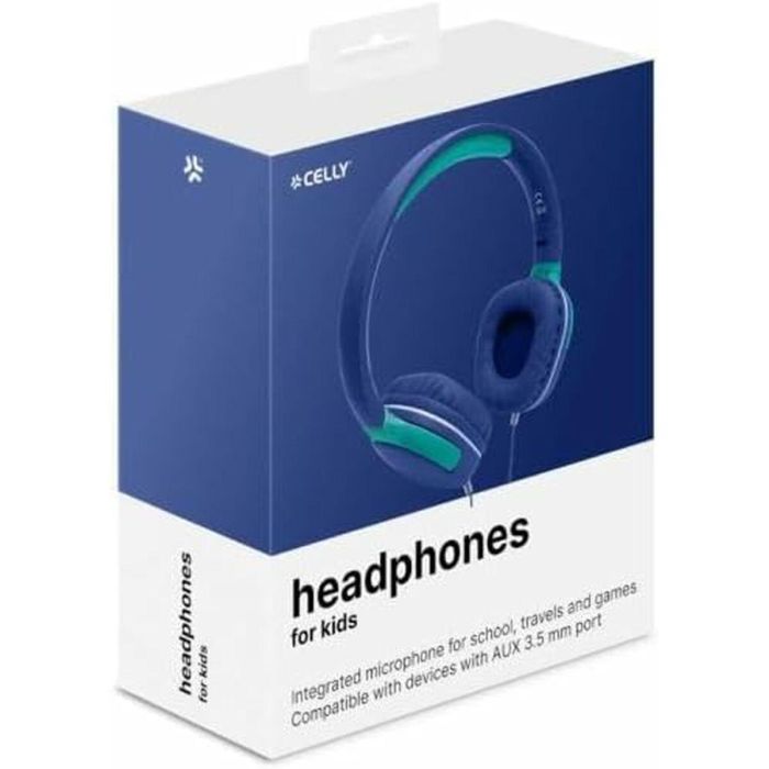 Auriculares Celly KIDSBEAT2BL Azul 4