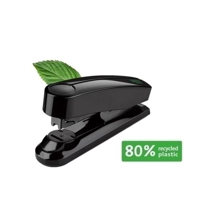 Novus Grapadora Harmony B4Fc Re+New 50H Negro, Flat-Clinch sostenible para uso profesional